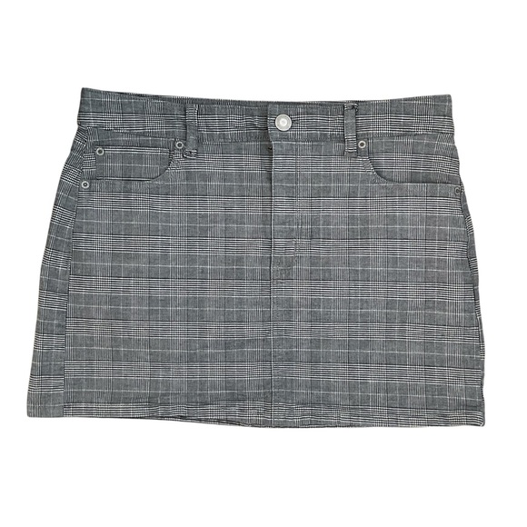 American Eagle High Waisted Plaid Mini Skirt - Picture 1 of 3